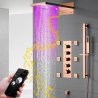 Douche pluie murale thermostatique bluetooth, musicale, Pretty