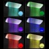 Ciel de pluie led RGB 710x430 mm, composition de douche thermostatique, Orius