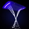 Ciel de pluie led RGB 710x430 mm, composition de douche thermostatique, Orius