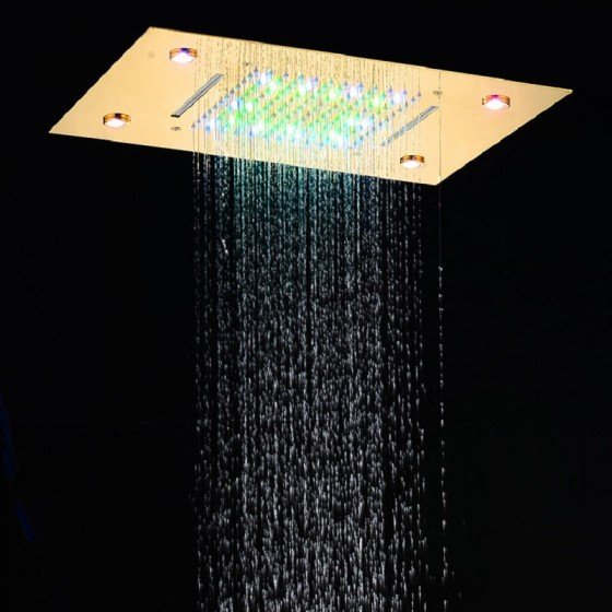 Ciel de pluie LED doré...