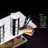 Robinetterie 3+1 thermostatique pour composition de douche