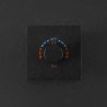 Inverseur 2 sorties thermostatique noir mat