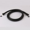 Flexible de douche PVC, noir mat, longueur 150 cm