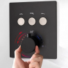Mitigeur thermostatique push système, 3 fonctions
